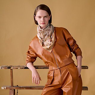 Lenço 90 dupla face Couvertures et Tenues de Jour Bandana | Hermès